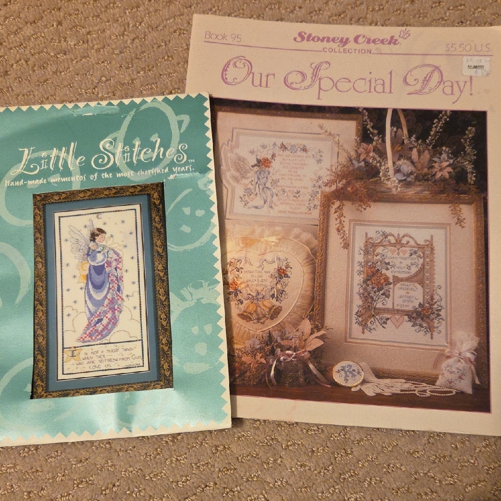 Cross Stitch Instructions - Wedding And Baby
